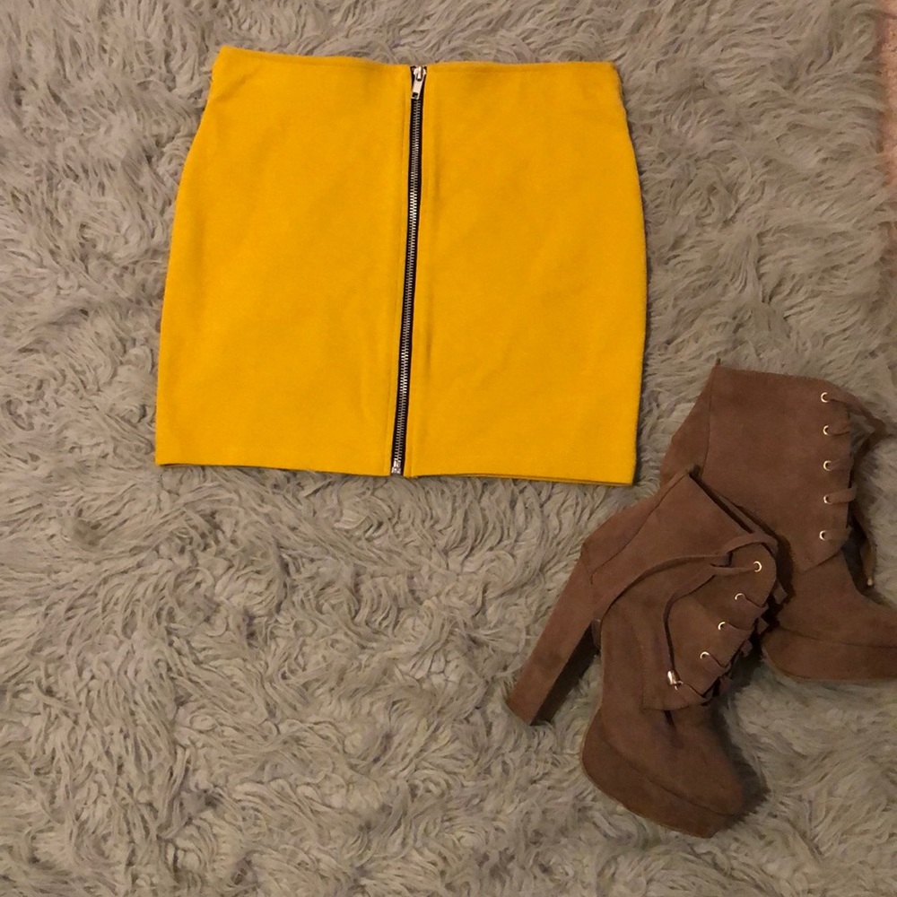H&M Yellow Skirt